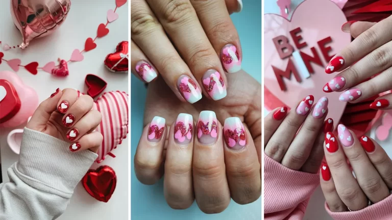 Conversation Heart Nails