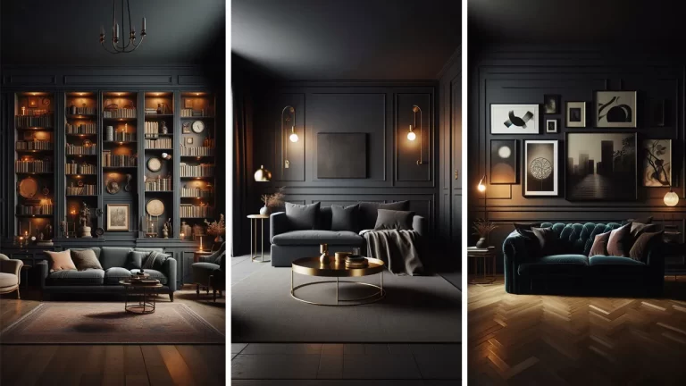 Dark Living Room Aesthetic